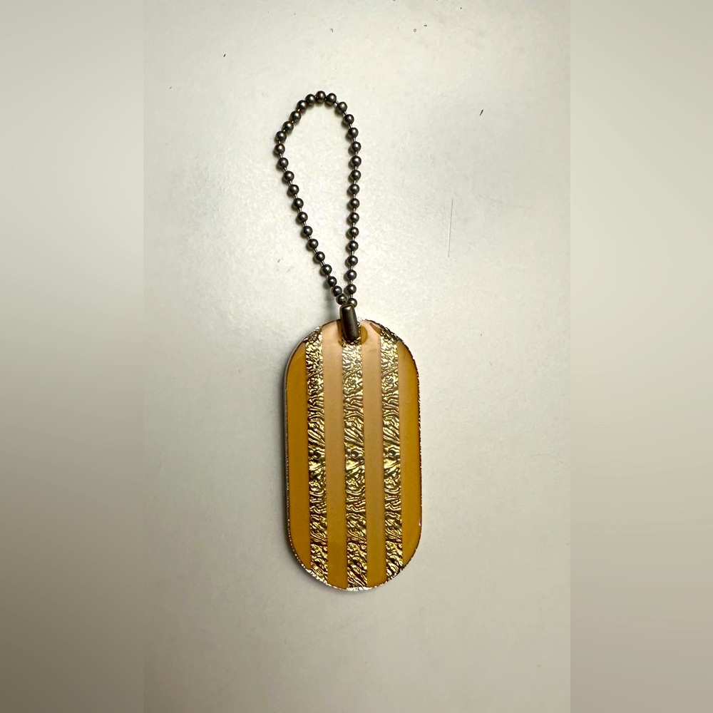 NWT CHANEL Gold and Pink Charm